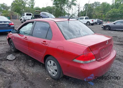 2004 Mitsubishi Lancer Es z USA, uszkodzony, nr VIN JA3AJ26E04U008497